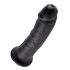 King Cock 8 dildo (20 cm) - zwart