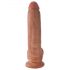 Královský penis 9 s varlaty (23 cm) - hnědý