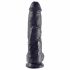 King Cock 10 dildo s varlaty (25 cm) - černý