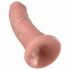 King Cock 8 dildo (20 cm) - přírodní barva