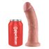 King Cock Dildo 20 cm - Naturel