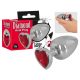 You2Toys - Diamond - Plug Anal Aluminium 159g (Argent-Rouge)