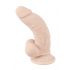 Nature Skin small bendable dildo - realistické dildo s přísavkou - tělová barva (malé)