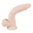 Nature Skin Medium Bendable Dildo- realistické dildo s přísavkou - tělová barva (střední)