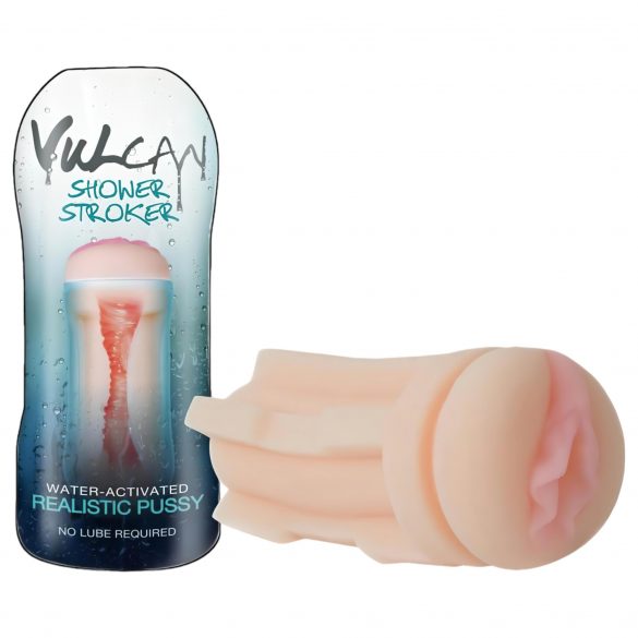 Vulcan Shower Stroker - realistická vagina (přírodní)