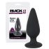 Zwarte Fluweel Zware Anale Dildo - 75g (zwart)