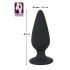 Zwarte Fluweel Zware Anale Dildo - 75g (zwart)