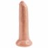 King Cock 9 - realistické dildo (23 cm) - přírodní