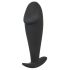 Black Velvet Butt Plug - anální dildo (černé)