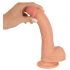 Realistixxx - zuignap dildo (22cm) - natuur