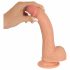 realistixxx real lover medium - realistické dildo s přísavkou (22cm) - tělová barva