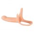 You2Toys Silicone Strap-on Medium - připínací duté dildo (střední velikosti) - tělová barva