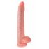 King Cock 14 varlat velké dildo (35 cm) - přírodní