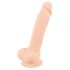 Silexd 7 - umělý penis s přísavkou - 17,5 cm (přírodní barva)