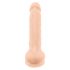 Silexd 7 - umělý penis s přísavkou - 17,5 cm (přírodní barva)