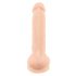 Silexd 7 - umělý penis s přísavkou - 17,5 cm (přírodní barva)