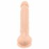 Silexd 7 - umělý penis s přísavkou - 17,5 cm (přírodní barva)