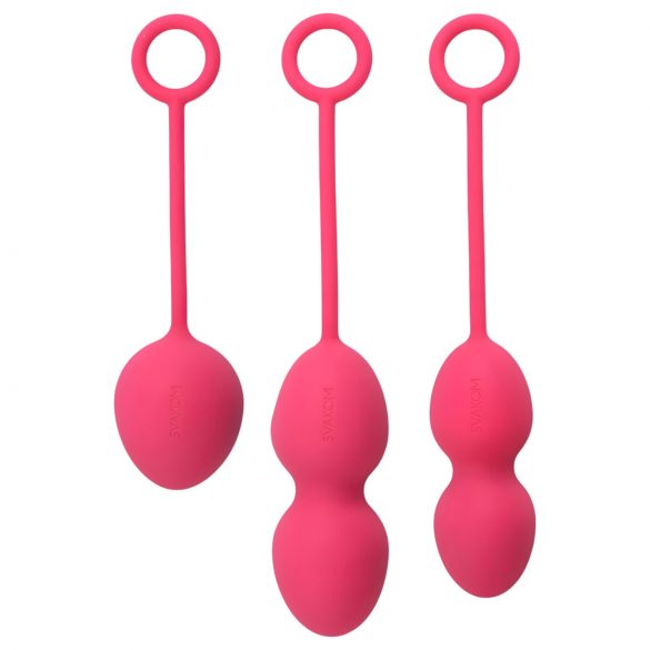 Svakom Nova - Set de 3 boules de geisha (rouge)