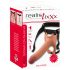 Realistixxx Strap-on - připínací, duté realistické dildo (tělová barva)