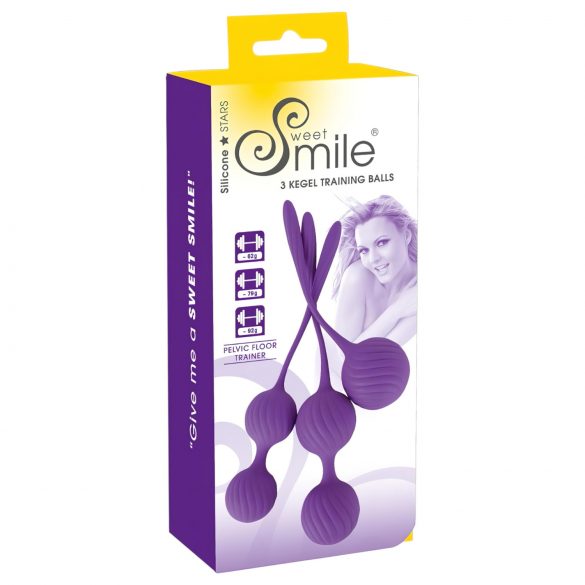 SMILE 3 Kegel - Boules Geisha - Lila (3 pièces)