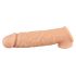 Realistixxx - penis sleeve met ballenring - 16cm (natuurlijk)