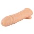 Realistixxx - penis sleeve met ballenring - 16cm (natuurlijk)