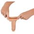 Realistixxx - penis sleeve met ballenring - 16cm (natuurlijk)