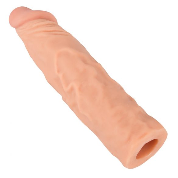 Nature Skin - prodlužující, zhrubšující návlek na penis (19,5cm)