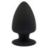 Silexd M - vormbare anale dildo - 11 cm (zwart)