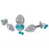 You2Toys - Set Plug Anal avec Laisse (Argent)