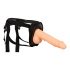 Erectie Assistent - holle strap-on dildo (natuurlijk)