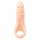 Realistixxx Double F - realistické dildo s kroužkem na penis (přírodní)