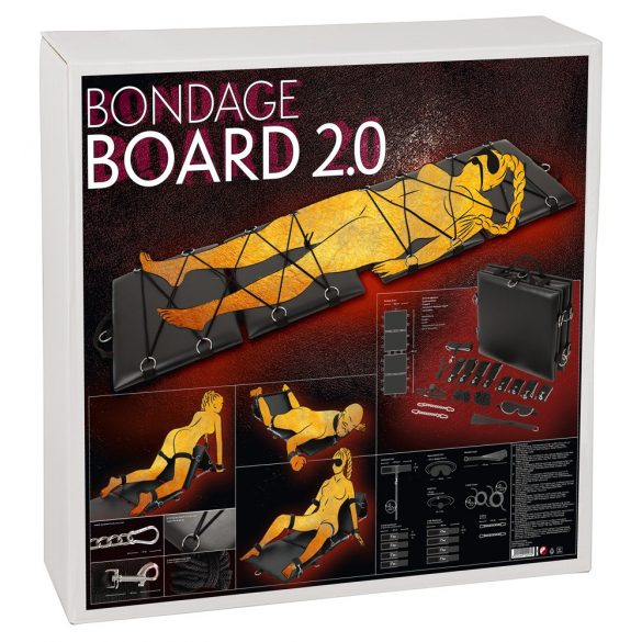 You2Toys Bondage Board 2.0 - přenosná bondážní postelová souprava