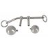 You2Toys Bondage Pluggen - metalen expanders (149g) - zilver