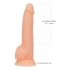 Naked Addiction 8 - připínací, realistické dildo (20 cm)