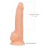 Naked Addiction 8 - připínací, realistické dildo (20 cm)