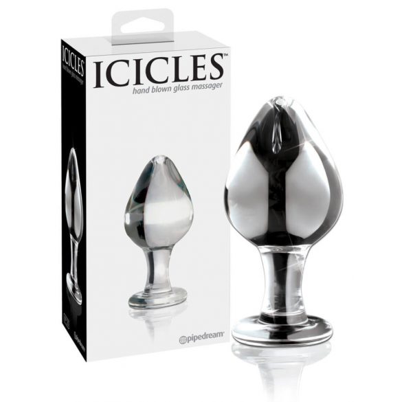 Icicles No. 25 - Plug anal en verre (transparent)