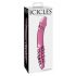 Icicles No. 57 - double-ended verre dildo (rose)