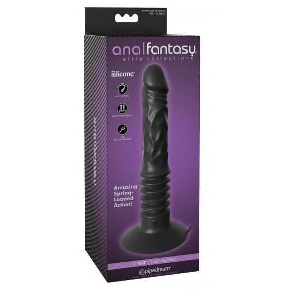 Analfantasy Ass Fucker - dobíjecí anální vibrátor (černý)