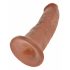 Pipedream King Cock - realistické dildo (23 cm) - tmavě tělová barva