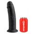 King Cock 10 - velké dildo se varlaty s přísavkou (25cm) - černé