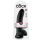 King Cock 9 - grand gode ventouse avec couilles (23 cm) - noir