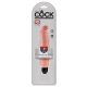 King Cock 7 Stijf - waterdichte realistische vibrator (18cm) - huidkleur