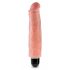 King Cock 7 Stijf - waterdichte realistische vibrator (18cm) - huidkleur