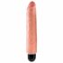 King Cock 10 Stiffy - vibromasseur réaliste étanche (25cm) - naturel