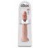 King Cock 13 - obří realistické dildo (33 cm) - přírodní