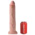 King Cock 13 - gigantische realistische dildo (33cm) - naturel