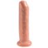 King Cock 7 Předkožkátor - realistické dildo (18cm) - tělová barva