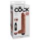 King Cock 10 - realistische spuitende dildo (25cm) - naturel