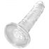 King Cock Clear 6 - gode ventouse (15 cm)